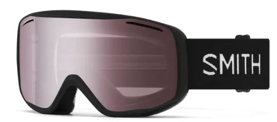 Smith Rally ski goggles in black with ignitor lenses