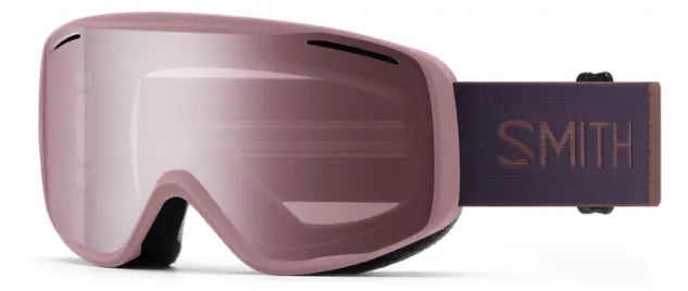 Smith Rally ski goggles in dusk with ignitor mirror lenses