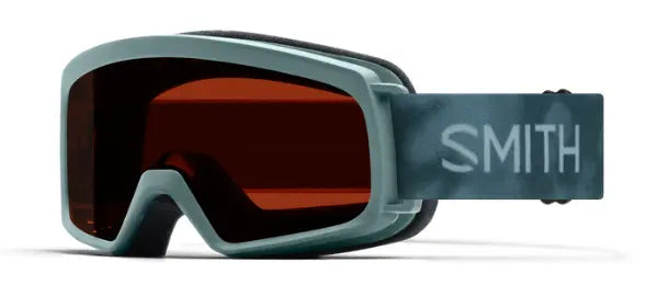 Smith Rascal kids ski goggles in juniper wash with rc36 rose lenses