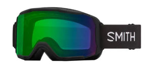 Black goggle/ ChromaPop Everyday Green Mirror lenses