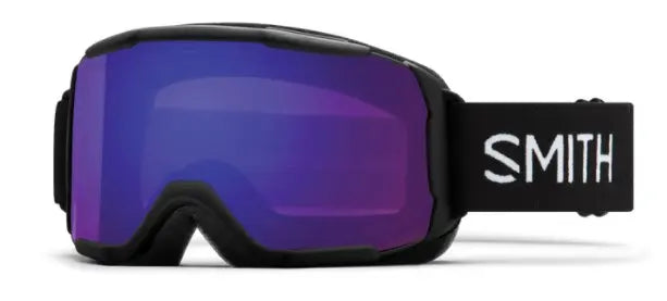 Smith Showcase OTG ski goggles in Black with Violet lenses