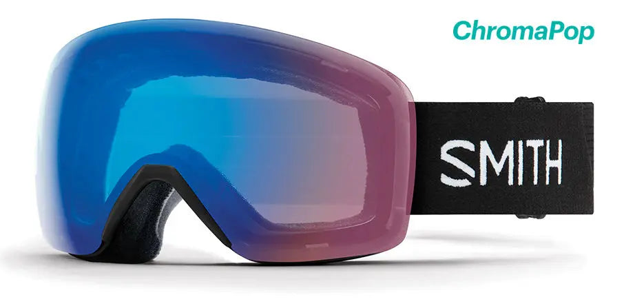 Smith Skyline goggle Black/ ChromaPop Storm Rose Flash Lens