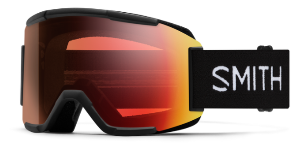 Smith Squad Black/Chromapop Pro Photochromic Red Mirror 