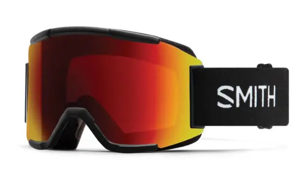Smith Squad Ski goggles Black || ChromaPop Sun Red Mirror