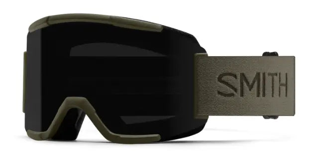 Smith Squad ski goggles in Forest with sun Black lenses