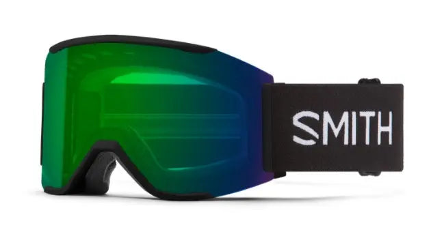 Smith Squad Mag ski goggles Black with Chromapop Sun Green lenses