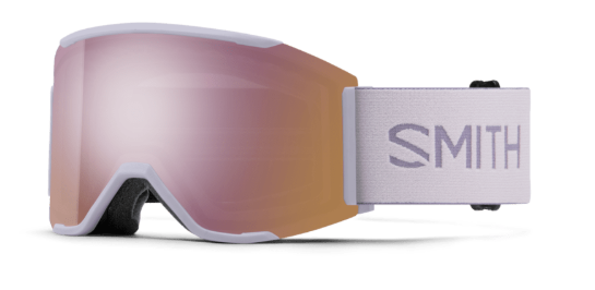 Smith Squad Mag ski goggles in Lunar fog with rose gold lenses