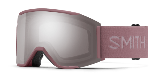 Smith Squad Mag snow goggles in dusk with silver mirror lenses
