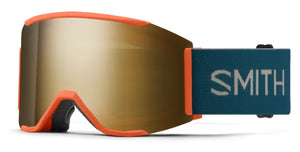Low Fit Nose Bridge Rust goggle/Chromapop Sun Black Gold and Storm Blue Sensor Mirror lenses