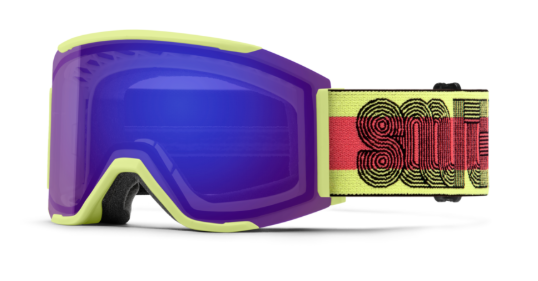 Smith Squad Mag ski goggles in serpentine with violet lenses