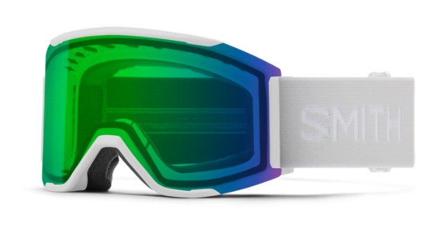 Smith Squad Mag White/Chromapop Everyday Green Mirror