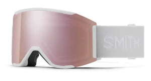 White Vapor goggle/ ChromaPop Everyday Rose Gold Mirror Lens and Storm Rose Flash lenses