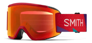 Low Fit Nose Bridge Crimson A-Maze-Zing goggle/Chromapop Everyday Red Mirror lenses