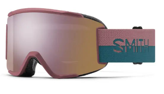 Smith Squad S ski goggles in Chalk with rose Gold lenses