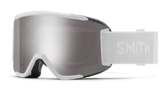 Smith Squad ski goggles White Vapor || ChromaPop Sun Platinum Mirror