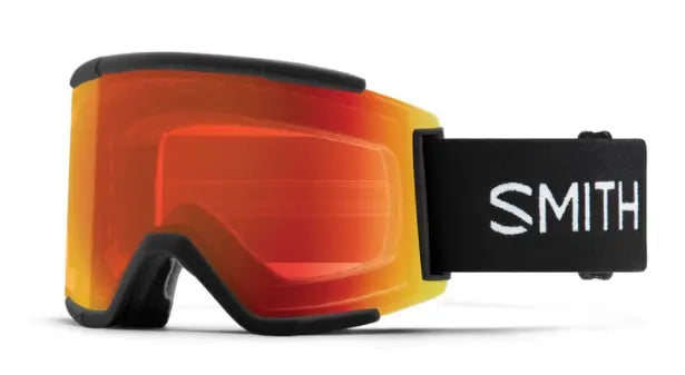 Smith Squad XL ski goggles Black || ChromaPop Everyday Red Mirror