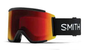 Black goggle/ ChromaPop Sun Red Mirror lenses