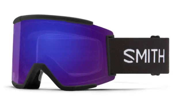 Smith Squad Xl ski goggles Black goggle/ ChromaPop Everyday Violet Mirror lenses