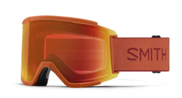 Smith Squad XL ski goggles Carnelian goggle/ ChromaPop Everyday Red Mirror lenses