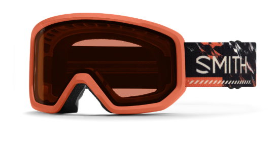 Smith Transfer ski goggles in cinder with rose lenses