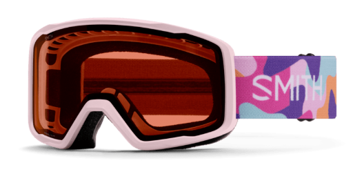 Smith Tribute ski goggles in carnation with rc36 lenses