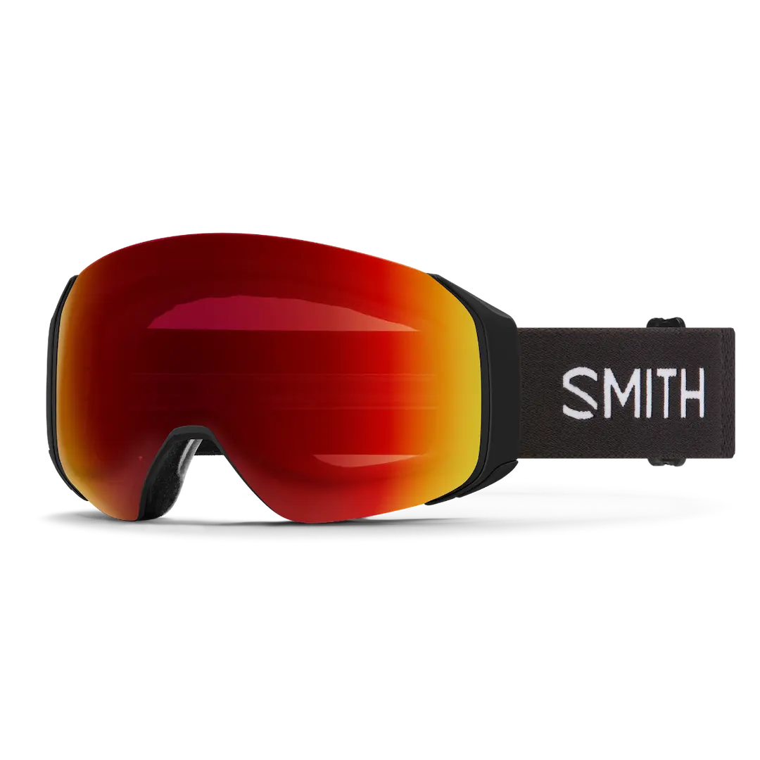 Smith 4D Mag Black/Chromapop Everyday Red MIrror ski goggles