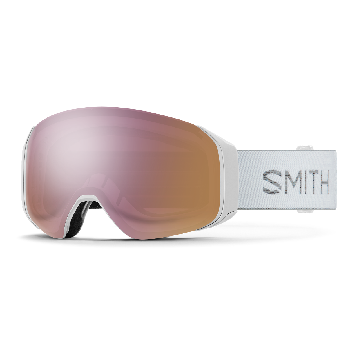 Smith 4D Mag S White Knit / Chromapop Rose Gold