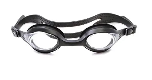 Splaqua Black Strap Clear Lens Anti-Fog Prescription Swim Goggles