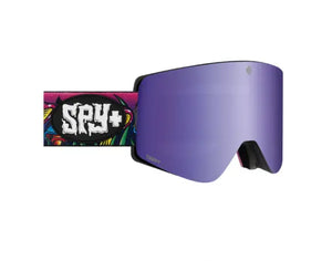 Trippy Threads Goggle/ Happy Bronze with Purple Mirror & Happy LL Persimmon with Silver Mirror Lens