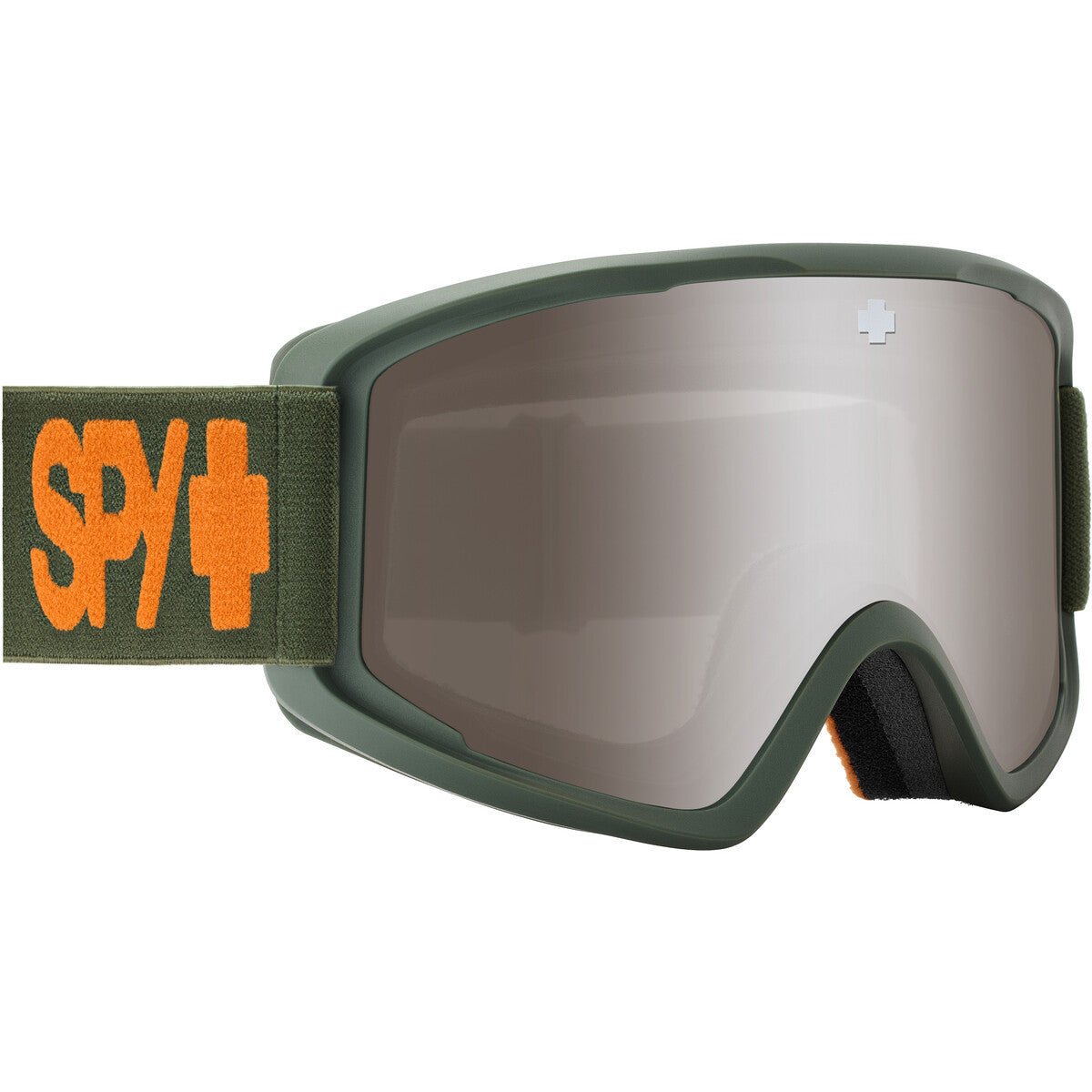 Spy Crusher Elite Jr. Matte Steel Green/Bronze Silver Mirror