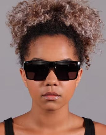 Woman wearing Spy Cyrus sunglasses