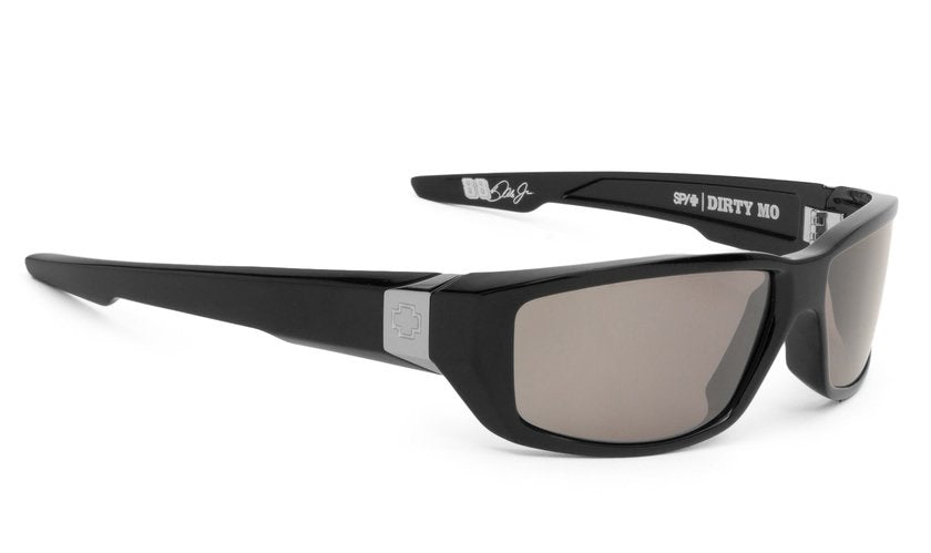 Spy Dirty Mo Black/Happy Bronze Polarized with Silver Mirror