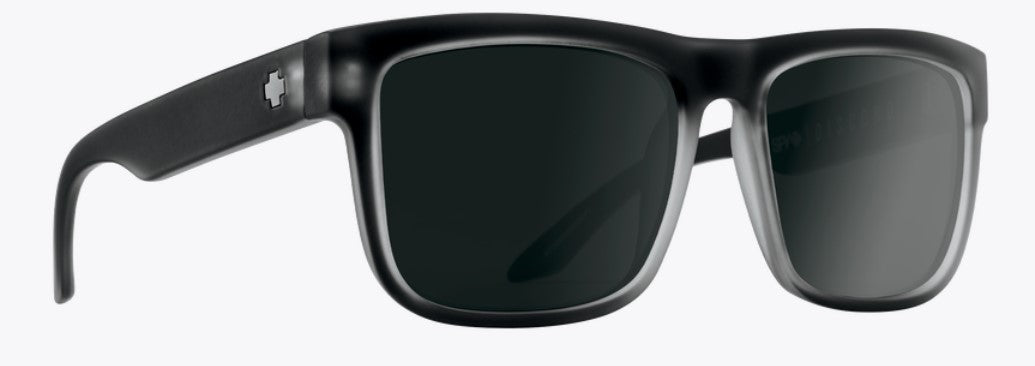 Spy Discord Matte Black Ice/Happy Gray Green Polar with Black Spectra Mirror