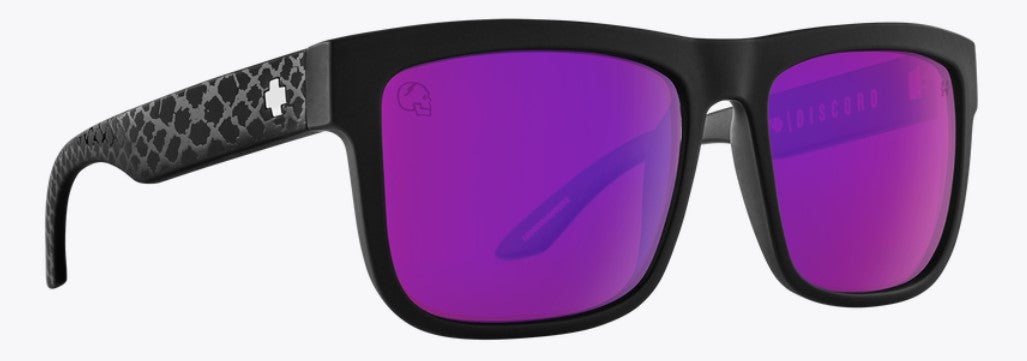 Spy Discord Slayco Matte Black Viper/Happy Bronze Purple Spectra Mirror