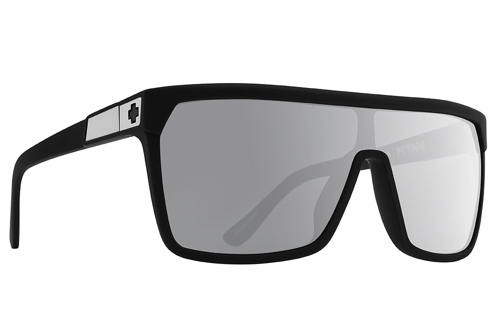 Spy Flynn Black with Polarized silver Mirror