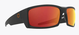 Dale Jr Matte Black frame/Happy Gray Green with Orange Spectra Mirror lenses