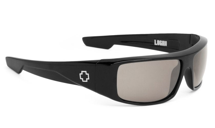 Spy Logan Black/Happy Bronze Polarized with Black Mirror