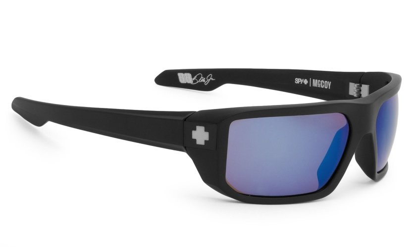 Spy McCoy Matte Black/Happy Bronze Polarized with Blue Spectra