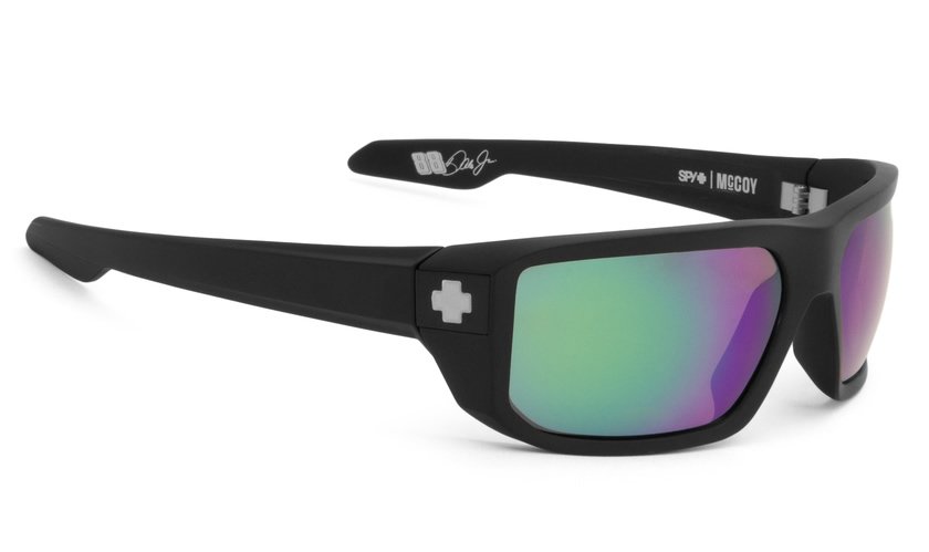 Spy McCoy Matte Black/Happy Bronze Polarized with Green Spectra