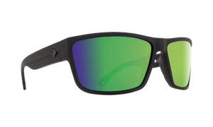 Soft Matte Black frame/Happy Bronze Polarized with Green Spectra