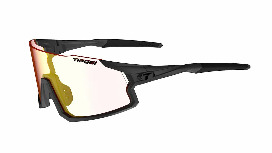 Tifosi Slash sunglasses in gunmetal with red light changing lenses