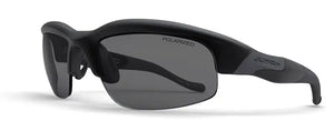Matte Black frame/Polarized True Color Gray Reflection Silver & Rose Amber lenses