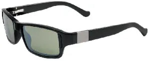 Shiny Black frame/Polarized True Color Green Reflection Silver & Rose Amber