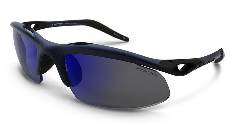 Switch Headwal Sweptback Cobalt Blue Sunglasses