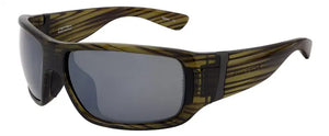 Olive frame/Polarized True Color Gray Reflection Silver & Rose Amber lenses