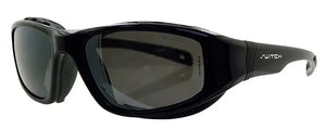 Shiny Black frame/Polarized True Color Gray Reflection Silver lenses