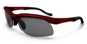 Translucent Red frame/True Color Gray Reflection Silver & Rose Amber lenses