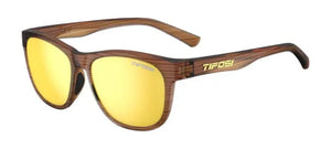 Woodgrain frame/Smoke Yellow lenses