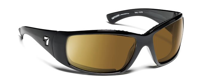 7Eye by Panoptx Taku Glossy Black/Photochromic 24:7 Copper NXT Sunglasses
