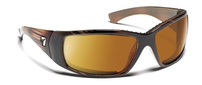 Yeye by Panoptx Taku Horn/SharpView Copper Sunglasses